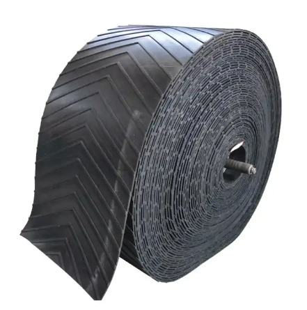 Chevron Polyester Conveyor Belt.png
